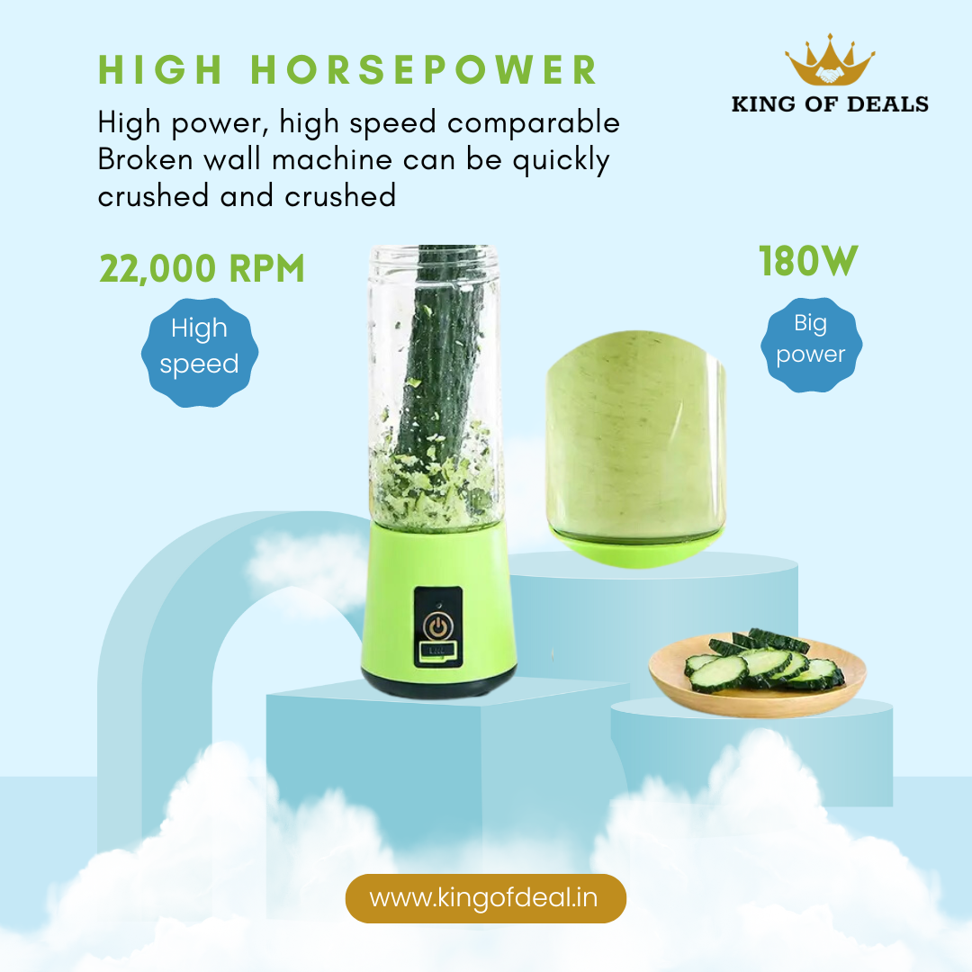 KOD Mini Portable Juicer - Compact, Powerful and Efficient