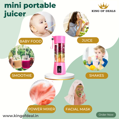 KOD Mini Portable Juicer - Compact, Powerful and Efficient